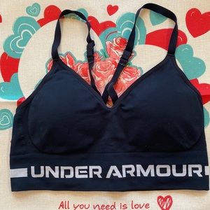 Under Armour compression sports bra, large EUC